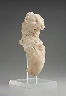 1st Century Ad Prints: Fragment of Table Leg with Lion's Head