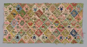 Fragment (Trouser Bands), China, Qing dynasty (1644-1911), 1875 / 1900. Creator: Unknown