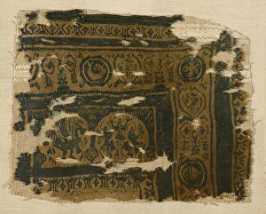 Coptic Prints: Fragment (Tunic), Egypt, Roman period (30 B. C. - 641 A. D. ), 5th / 6th century