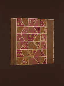 Wari Empire Prints: Fragment (Tunic), Peru, A. D. 600 / 800. Creator: Unknown