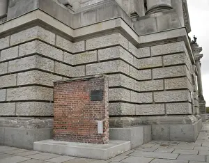 Gift Prints: Fragment of the wall from Gdansk shipyard, Berlin, Germany, 2025. Creator: LTL