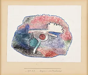 Dada Prints: Fragment of a wall painting, 1933. Creator: Klee, Paul (1879-1940)