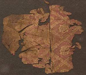 8th 9th Century Prints: Several Fragments (Some Sewn Together), 8th-9th century. Creator: Unknown