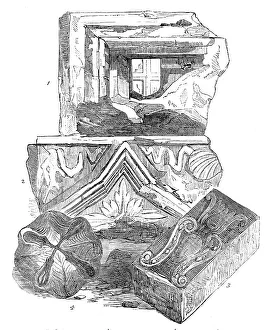 Masonry Prints: Fragments of St. John's-Gate, Clerkenwell, 1856. Creator: Unknown