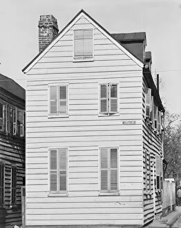 Porch Gallery: Frame house, Charleston, South Carolina, 1936. Creator: Walker Evans