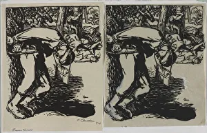 Franc-Tireurs, 1914. Creator: Auguste Louis Lepere (French, 1849-1918)