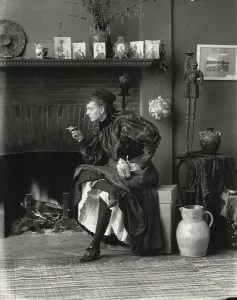 Eccentric Prints: Frances Benjamin Johnston, full-length portrait
