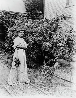 Photojournalism Prints: Frances Benjamin Johnston, full-length portrait