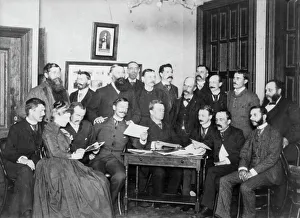 Comparison Prints: Frances Benjamin Johnston and Washington Camera Club looking at pictures