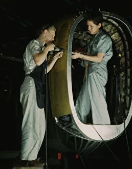 Gender Gallery: Frances Eggleston, aged 23, came from Oklahoma...Consolidated Aircraft Corp. Fort Worth, TX, 1942