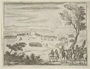 Francesco I d Este and the French Army Besiege Valenza, which has Been Taken by the