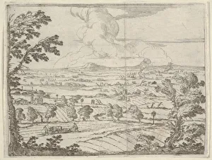 Bartolomeo Prints: Francesco I d Este Keeps his State Intact During the Descent of the Germans into Mantua