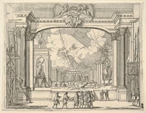 Bartolomeo Gallery: Francesco I d Este Orders Fete Decorations, from L Idea di un Principe ed Eroe