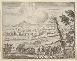Bartolomeo Prints: Francesco I d Este Protects the French in Casalmaggiore from the Seige of the Spanish
