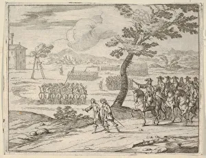 Bartolomeo Prints: Francesco I d Este Punishes a Soldier by Death who had Stolen a Chalice from the Holy