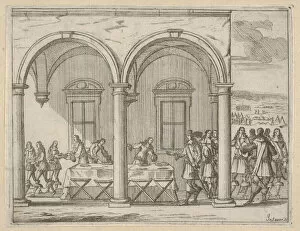 Bartolomeo Gallery: Francesco I d Este Sustains Himself While on His War Campaign