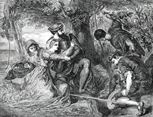 Hook James Clarke Prints: Francesco Novello di Carrara and the Lady Taddea