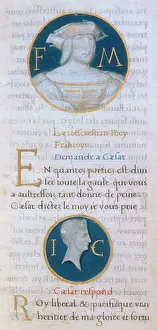 Francois De Prints: Francis I and Julius Caesar, 1519. Creator: Godefroy Le Batave