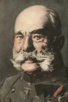 Franz Joseph I Gallery: Francis Joseph I. Emperor of Austria, 1910. Creator: Joseph Simpson