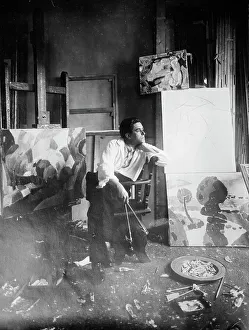 Francis Picabia Prints: Francis Picabia, between c1910 and c1915. Creators: Bain News Service, George Graham Bain