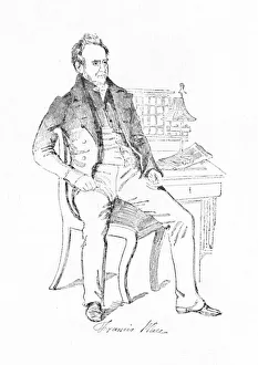 Henry Duff Prints: Francis Place, 1836, (1904). Artist: Daniel Maclise