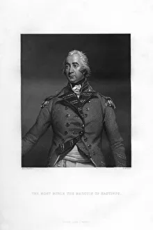 Francis Rawdon-Hastings, 1st Marquess of Hastings, Governor-General of India, 19th century.Artist: Herbert Bourne Francis Rawdon-Hastings, 1st Marquess of Hastings, Governor-General of India, 19th century.Artist: Herbert Bourne