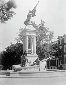 The Star Spangled Banner Prints: Francis Scott Key Monument in Baltimore