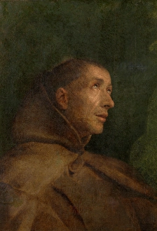 Friar Prints: A Franciscan Saint. Creator: Peter van Lint