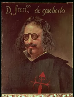 Personages Collection: Francisco de Quevedo y Villegas (1580-1645), Spanish writer and poet