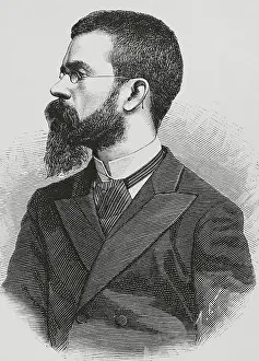 Proud Prints: Francisco Tarrega, (1852-1909), Spanish composer and guitarist, 1883. Creator: Unknown