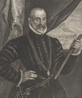 Soutman Pieter Gallery: Francisco Valdes, Spanish Commander, from the series Quatuor Personae... 1649