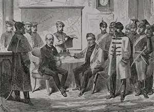 Franco-Prussian War (1870-1871): Armistice ceremony and capitulation of Paris...1871. Creators: Fernando Miranda, Tomas Carlos Capuz