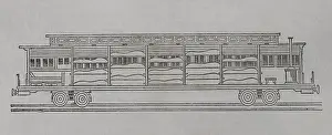 Franco-Prussian War (1870-1871): Medical train, 1871. Creator: Unknown