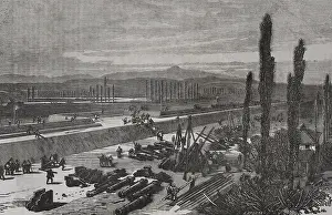 Preparation Prints: Franco-Prussian War (1870-1871): Preparations for the defence of Lyon