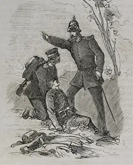 Patient Prints: Franco-Prussian War (1870-1871): Prussian Military Medical Corps doctor