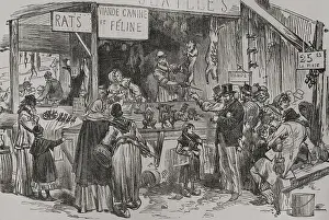 Franco-Prussian War (1870-1871): Siege of Paris (19 September 1870 to 28 January 1871), 1871. Creator: Unknown