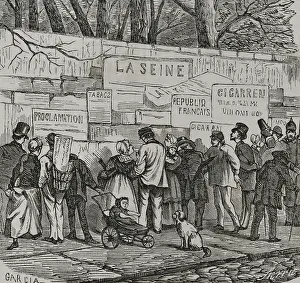 Walls Prints: Franco-Prussian War (1870-1871): Siege of Paris (19 September 1870 to 28 January 1871)