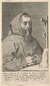 Friar Gallery: François Le Clerc Du Tremblay, dit le Père Joseph, 1638. Creator: Claude Mellan