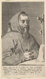 François Le Clerc Du Tremblay, dit le Père Joseph, 1638. Creator: Claude Mellan François Le Clerc Du Tremblay, dit le Père Joseph, 1638. Creator: Claude Mellan