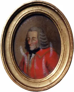 Voltaire Prints: Francois Marie Arouet de Voltaire (1694-1778), writer, c18th century. Creator: Anon