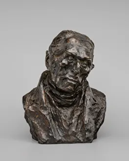 Daumier Honor And Xe9 Prints: Francois-Pierre-Guillaume Guizot, model c. 1832 / 1835, cast 1929 / 1950