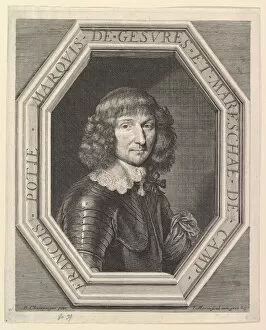 Francois Potier, marquis de Gesvres, marechal de camp. Creator: Jean Morin