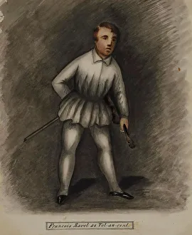 Francoise Ravel Prints: François Ravel as Vol-au-vent, 1855-1859. Creator: Alfred Jacob Miller