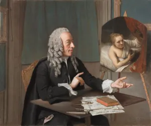Pastel On Parchment Prints: Francois Tronchin, 1757. Creator: Jean-Etienne Liotard (Swiss, 1702-1789)