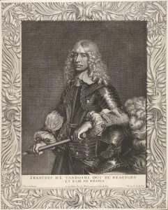 Francois De Prints: Francois de Vendome, duc de Beaufort, ca. 1649. Creator: Robert Nanteuil