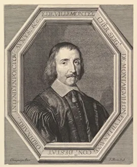 Phillippe De Champaigne Prints: Francois de Villemontee, conseiller d etat ordinaire. Creator: Jean Morin