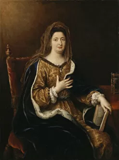 Images Dated 10th December 2014: Francoise d Aubigne, Marquise de Maintenon (1635-1719), ca 1694. Artist: Mignard, Pierre (1612-1695)