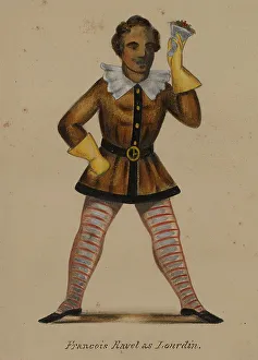Legs Apart Prints: Françoise Ravel as Lourdin, 1855-1859. Creator: Alfred Jacob Miller