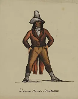 Hands On Hips Prints: Françoise Ravel as Ventalaw, 1855-1859. Creator: Alfred Jacob Miller