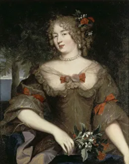 Pierre 1612 1695 Prints: Francoise de Sevigne, comtesse de Grignan (1646-1705), ca 1668